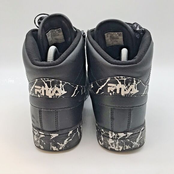 Fila Vulc 13 Marble Black Lifestyle Sneakers Men’s 8.5 Lace Up High Top Shoes - Picture 4 of 11